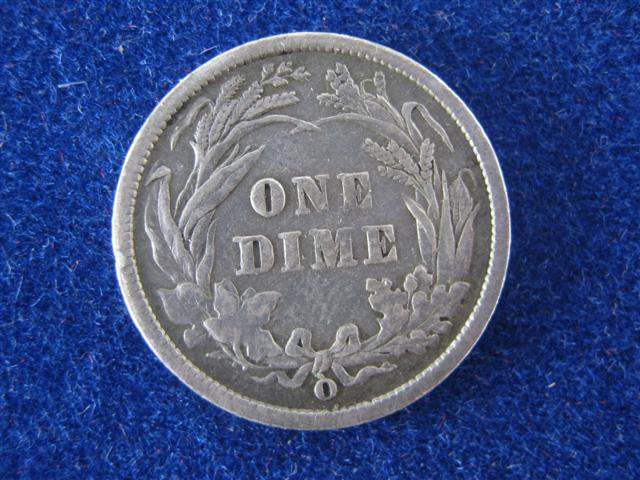 1894-O Barber Dime Reverse